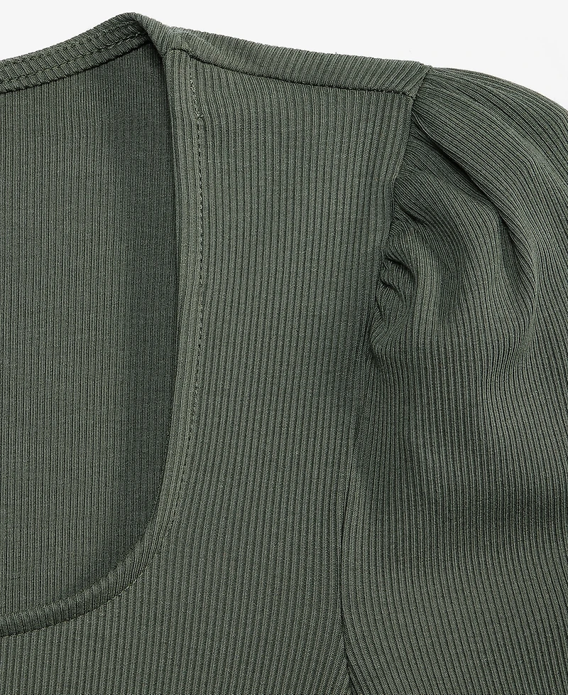 On 34th Women's Square-Neck Puff-Sleeve Top, Exclusively at Macy's