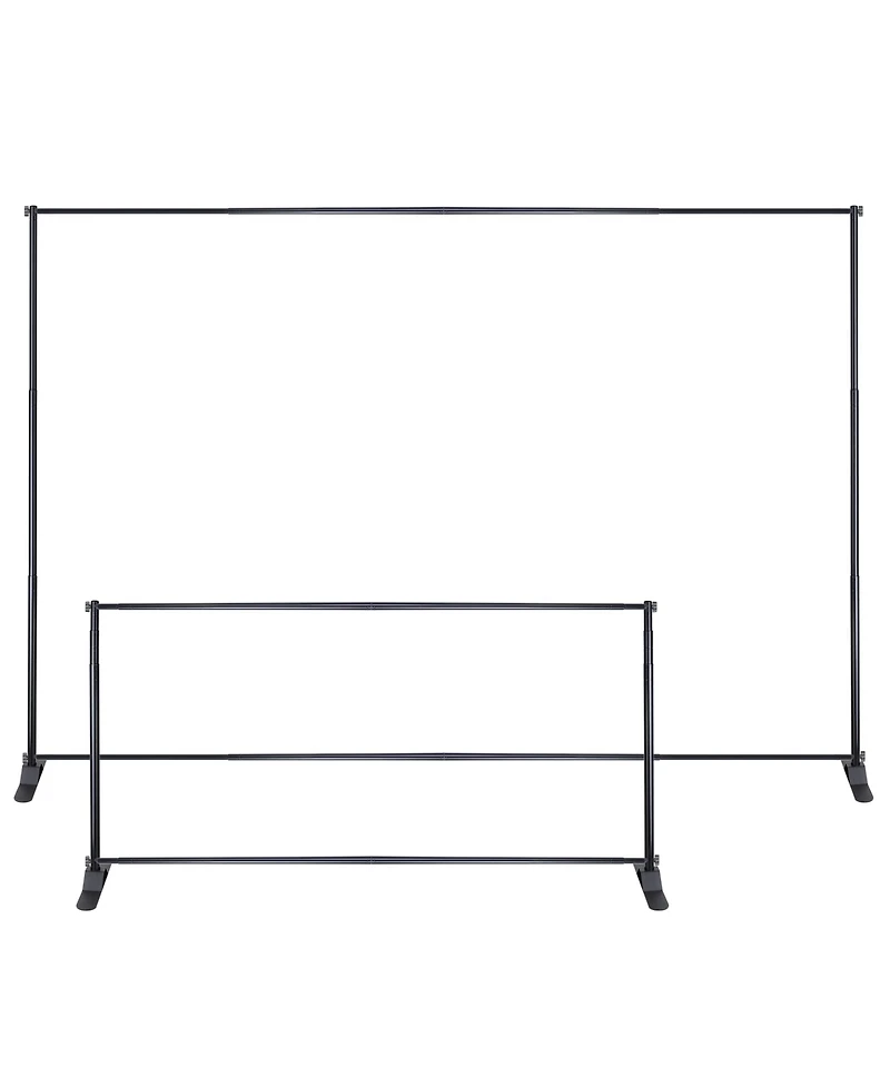 Yescom 10' Telescopic Adjustable Backdrop Stand Trade Show Photo Display Wall Exhibitor
