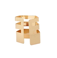 Sohi Gold-Plated Handcuff Bracelet