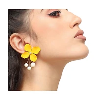 Sohi Pearl Hoop Earrings