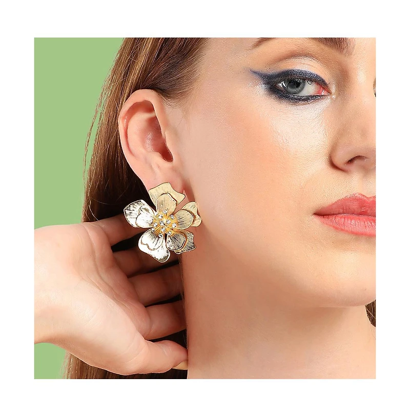 Sohi Flower Stud Earrings