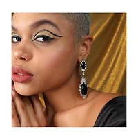 Sohi Silver-Plated Drop Earrings