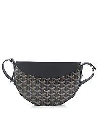 Pre-Owned Goyard Hirondelle Shoulder Bag Coated Canvas and Leather