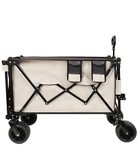 Heavy Duty Foldable Wagon with Extended Tailgate