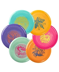 Wham-o Frisbee Go Pack Flying Disc, 9 Inch Lightweight Colorful Toy Set for Beginners Outdoor Game