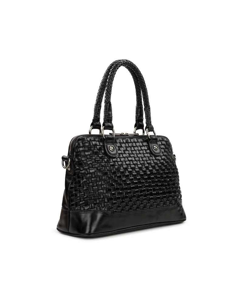 Patricia Nash Woven Augusta Medium Satchel Bag
