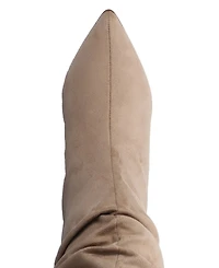 Journee Collection Women's Sonnet Pointed Toe Slouchy Dress Boots