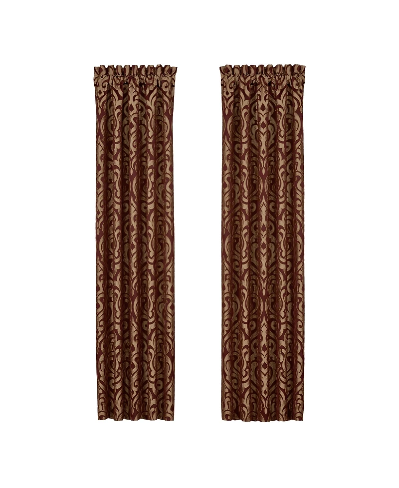 J Queen New York Renzo Window Panel Pair, 50" x 95"