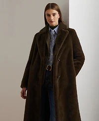 Lauren Ralph Lauren Women's Faux-Fur Single-Breasted Coat