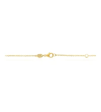 The Lovery Small Lapis Clover Necklace 14K Gold