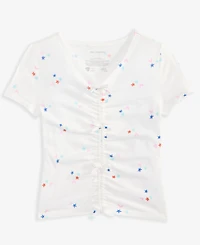 Epic Threads Little & Big Girls Doodle-Print Bow Top, Exclusively at Macy's