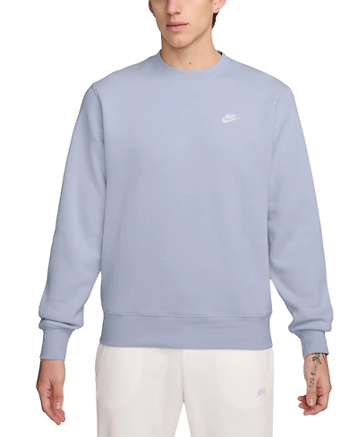 Nike Men's Pullover Fleece Crewneck Logo Sweatshirt