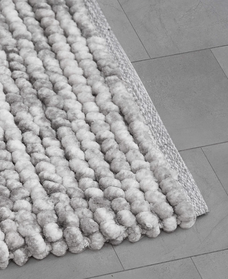 French Connection Space Dye Chunky Chenille Bath Rug, 17" x 24"