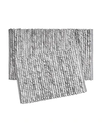 French Connection Space Dye Chunky Chenille 2-Pc. Bath Rug Set