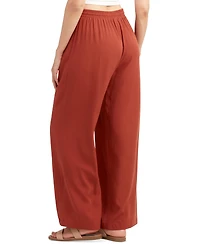Bcx Juniors' Drawstring-Waist Wide-Leg Pants