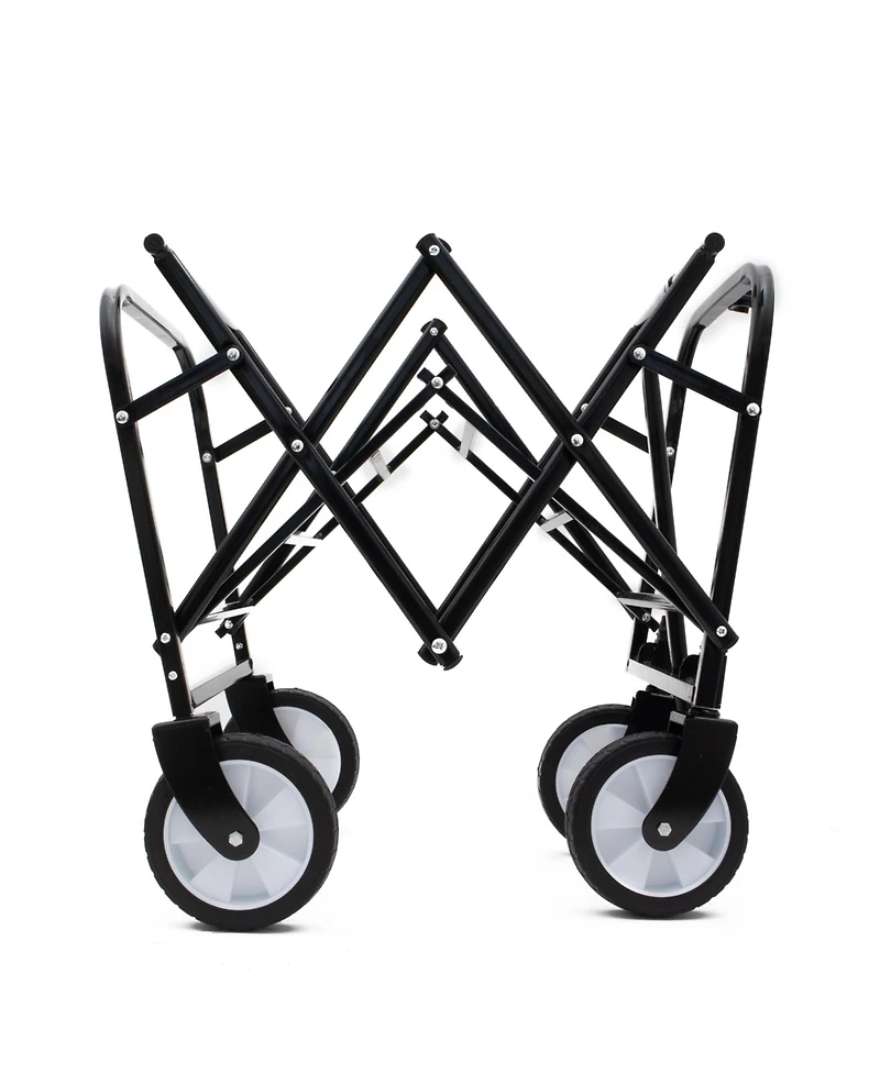 Collapsible Wagon Cart with Strapping System - Purple