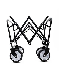 Collapsible Wagon Cart with Strapping System - Purple