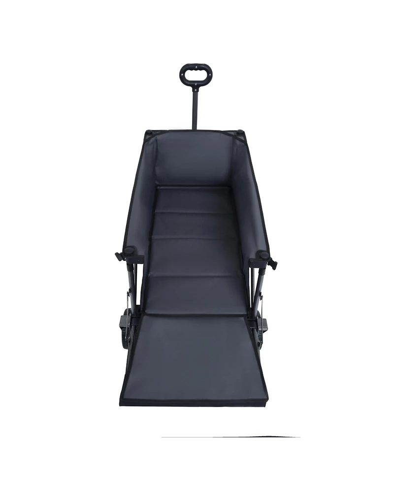 Collapsible Folding Wagon - 400LBS, All-Terrain Wheels