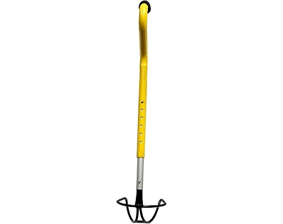 Ultimate Shotput & Hammer Retrieving Tool, Adjustable 6 Heights (24"-29"), Sturdy Steel, Deep Cup for Secure Pick-Up, Ergonomic Foam Handle,
