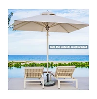 35lbs Umbrella Base with Built-in Cement