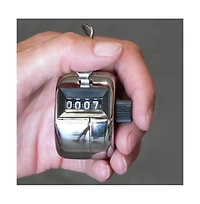 Amber Sports Tally Counter Handheld, Mechanical Clicker with Finger Ring for Boxing, Track, Golf, Soccer, Walking, Carrom, and More Activities