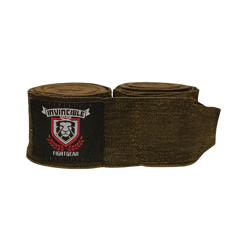 Amber Invincible Elastic Thick Hunter Green 200" Handwraps