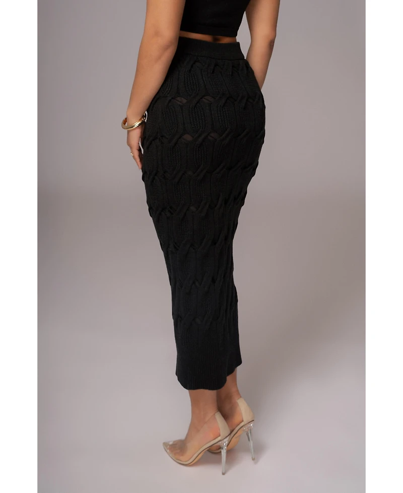 Jluxlabel Women's Morgan Knit Maxi Skirt