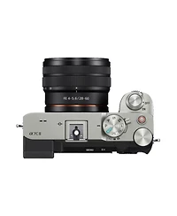 Sony Alpha a7C Ii Mirrorless Camera with Fe 28-60mm f/4-5.6 Lens, Silver