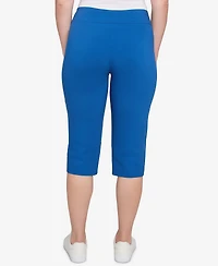 Ruby Rd. Petite Ladder Hem Americana Clamdigger Pullover Pants
