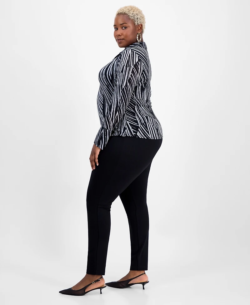 I.n.c. International Concepts Plus High-Rise Leggings, Macy's Exclusive