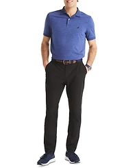 Nautica Men's Signature Slim-Fit Flat-Front Performance Pants