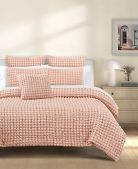 J by Queen Bold Cloud Puff Quilted Sham, European