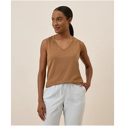 Pact Women's Organic Cotton Softspun V-Neck Tank
