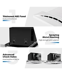110 Cfm Ceiling Mount Exhaust Ventilation Fan with Metal Housing
