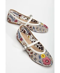 Fauna Mesh Mary Jane Flats