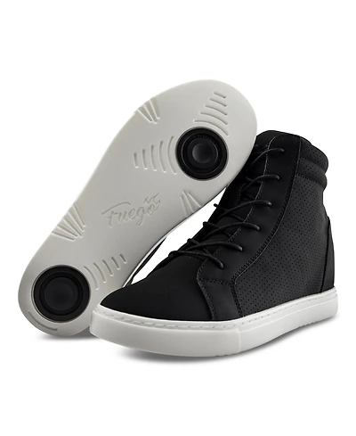 Black| Wedge Sneaker | Fuego