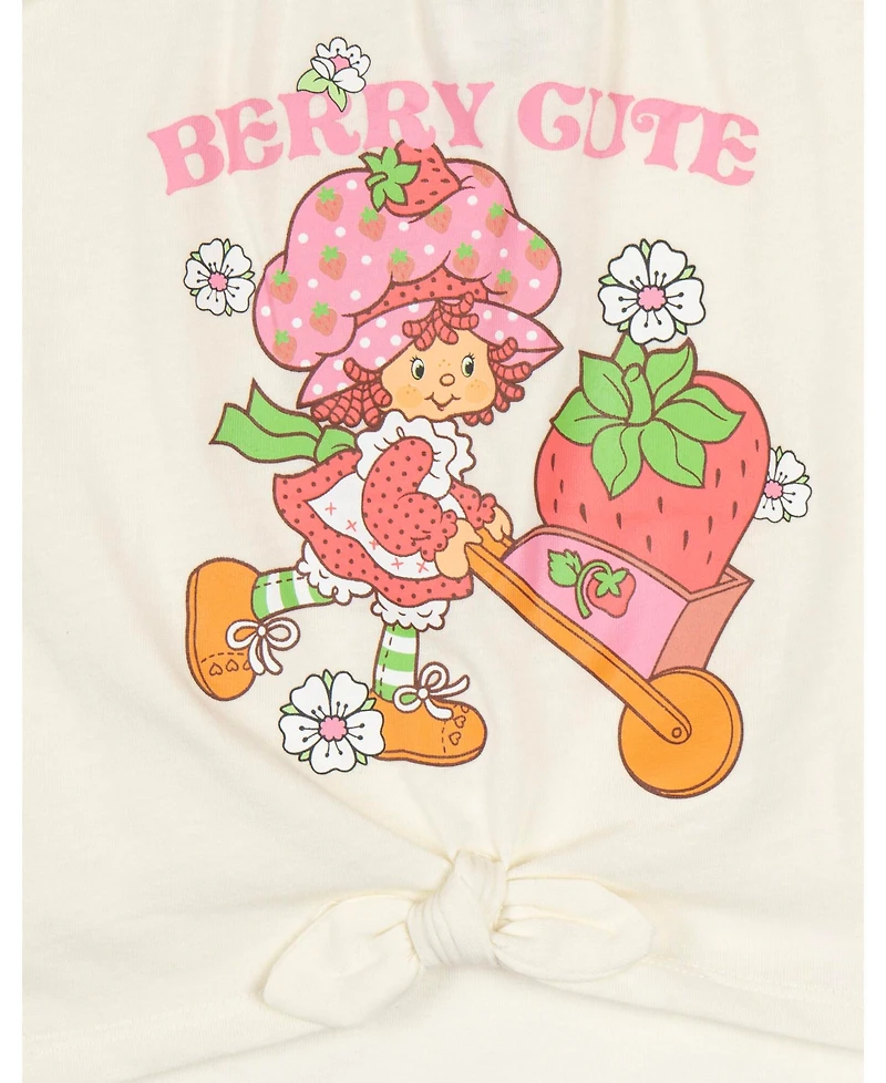 Strawberry Shortcake Square Neck T-Shirt and Skirt Outfit Set