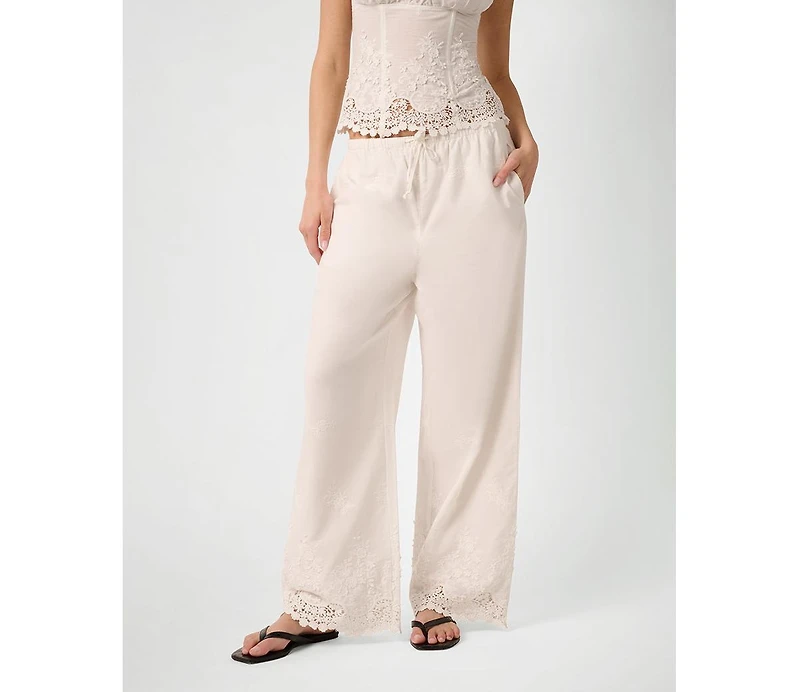 WeWoreWhat Women's Tie Waist Pant