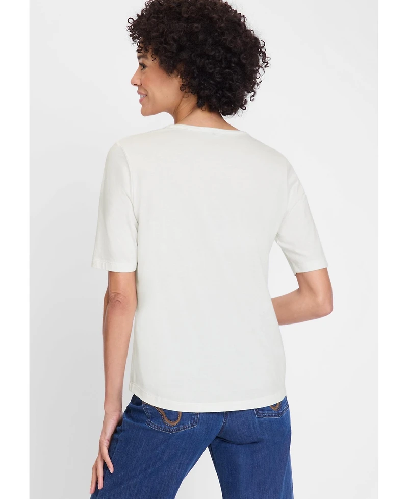 Olsen Women's Flip Sequins Leo T-Shirt