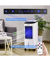 Evaporative Portable Air Cooler Fan Humidifier with Remote Control for Home Office