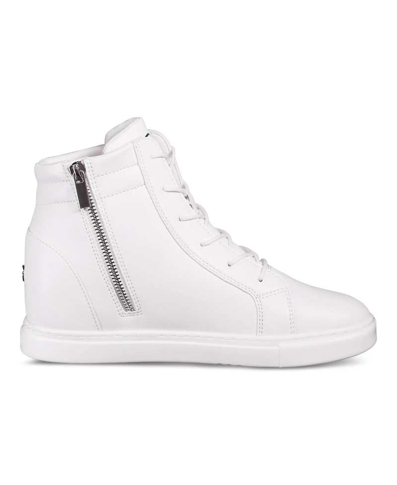White | Wedge Sneaker Fuego