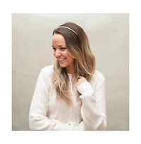 Thin All that Glitters Headband - Pink + Silver