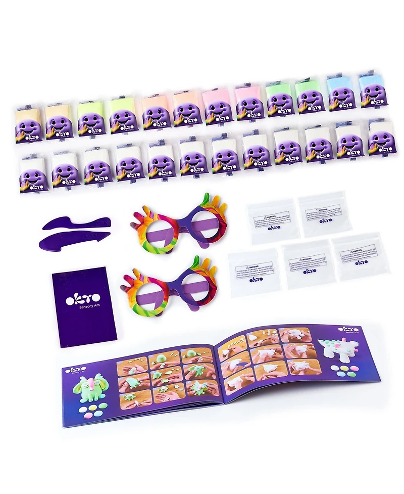 Okto Air Clay Set – 24 Colors “Pastel”