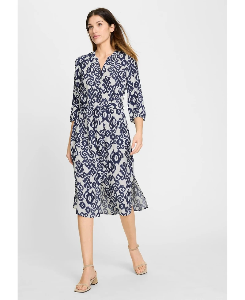 Olsen Women's Ikat Print Tunic Dress