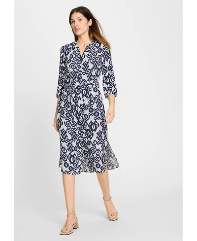Olsen Women's Ikat Print Tunic Dress