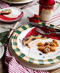 Vietri Old St. Nick Assorted 16-pc Dinnerware Set, Service for 4