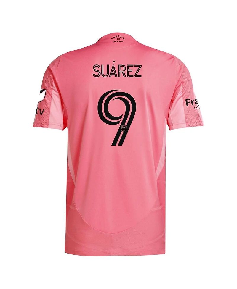 Adidas Men's Luis Suarez Light Pink Inter Miami Cf 2025 Euforia Authentic Player Jersey