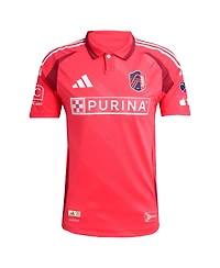 Adidas Men's Eduard Lowen Red St. Louis City Sc 2025 Forever Authentic Player Jersey