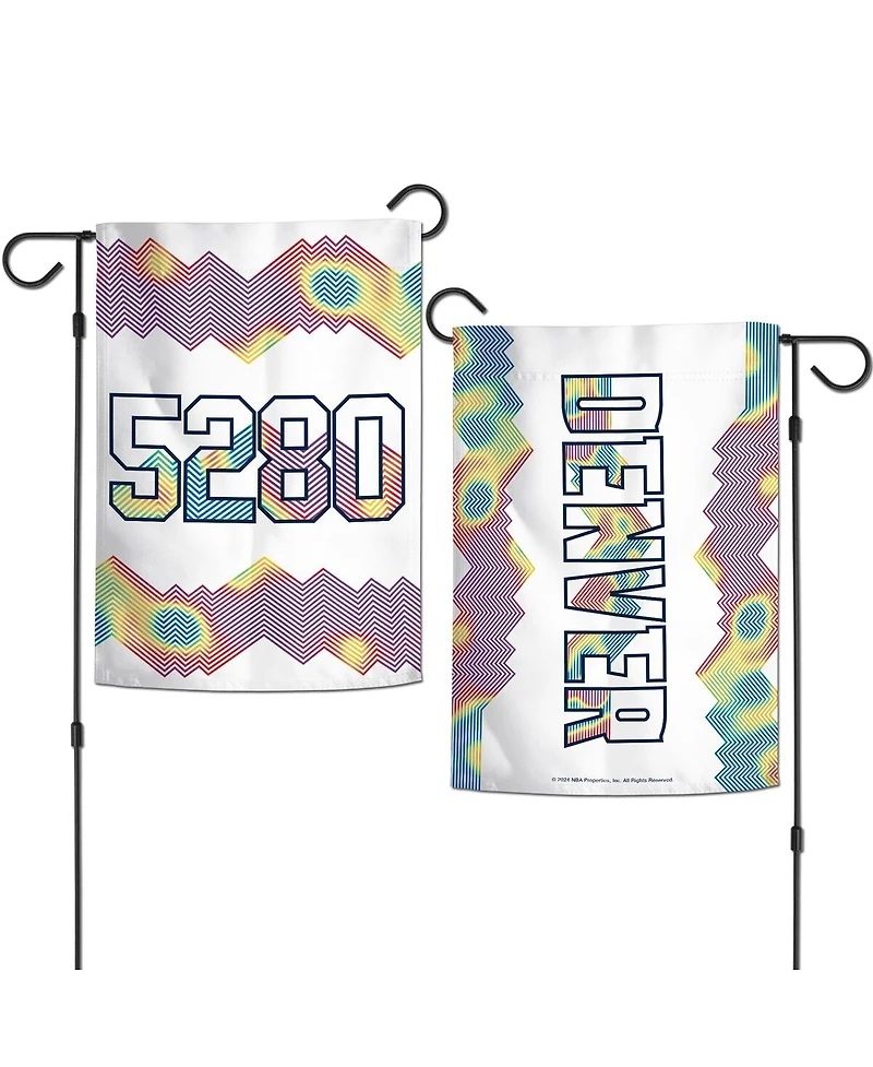 Wincraft Denver Nuggets 2024/25 City Edition 12" x 18" Two-Sided Garden Flag