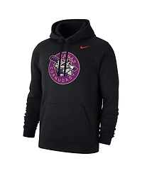 Nike Men's Black Tcu Horned Frogs Ranas Cornudas Baseball Club Fleece Pullover Hoodie